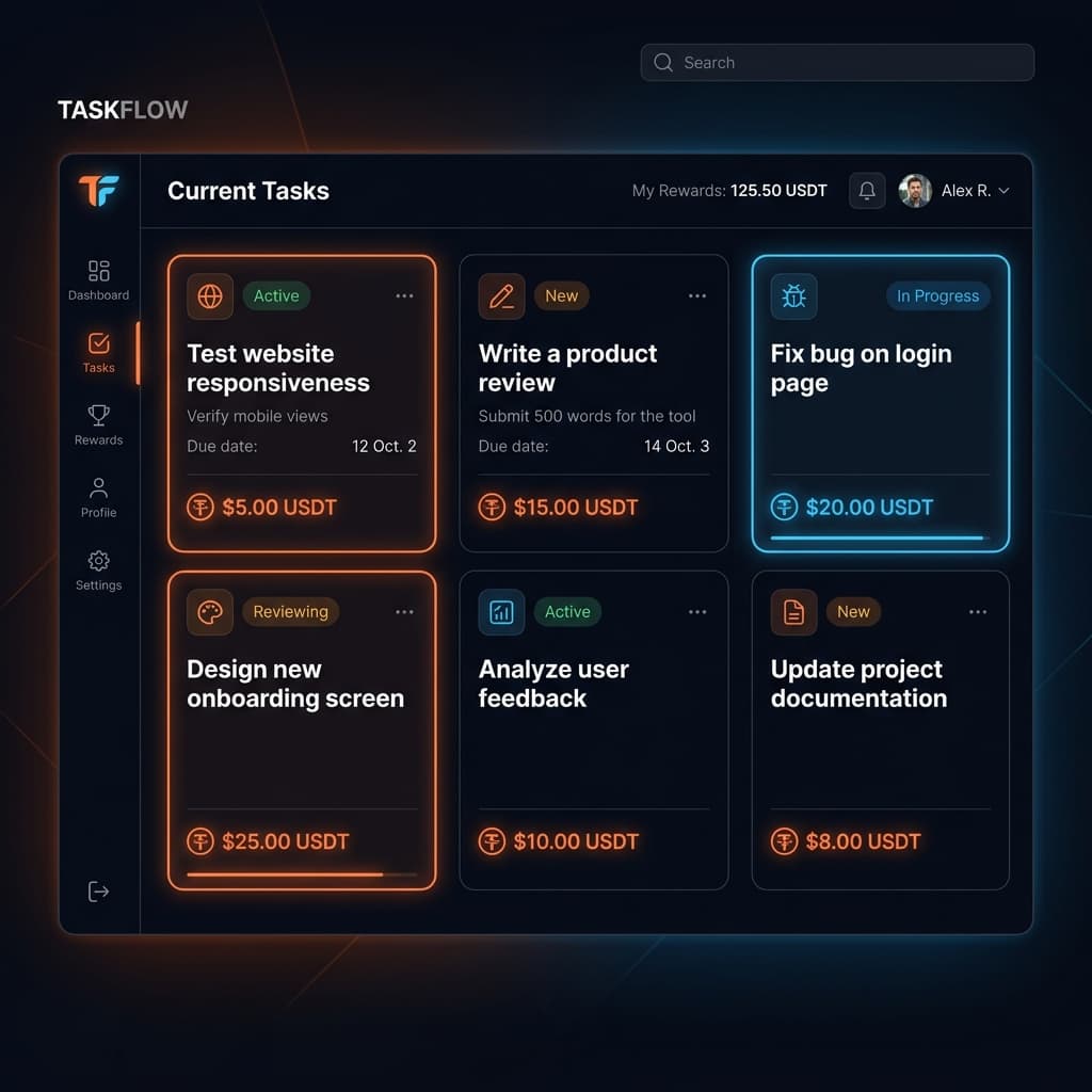 Screenshot for 1. Choose a Task